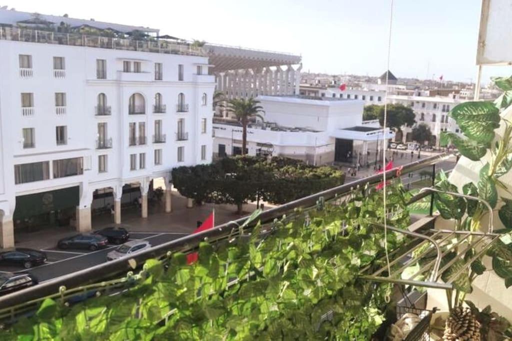 Panoramic View Of Downtown Rabat Lejlighed Eksteriør billede