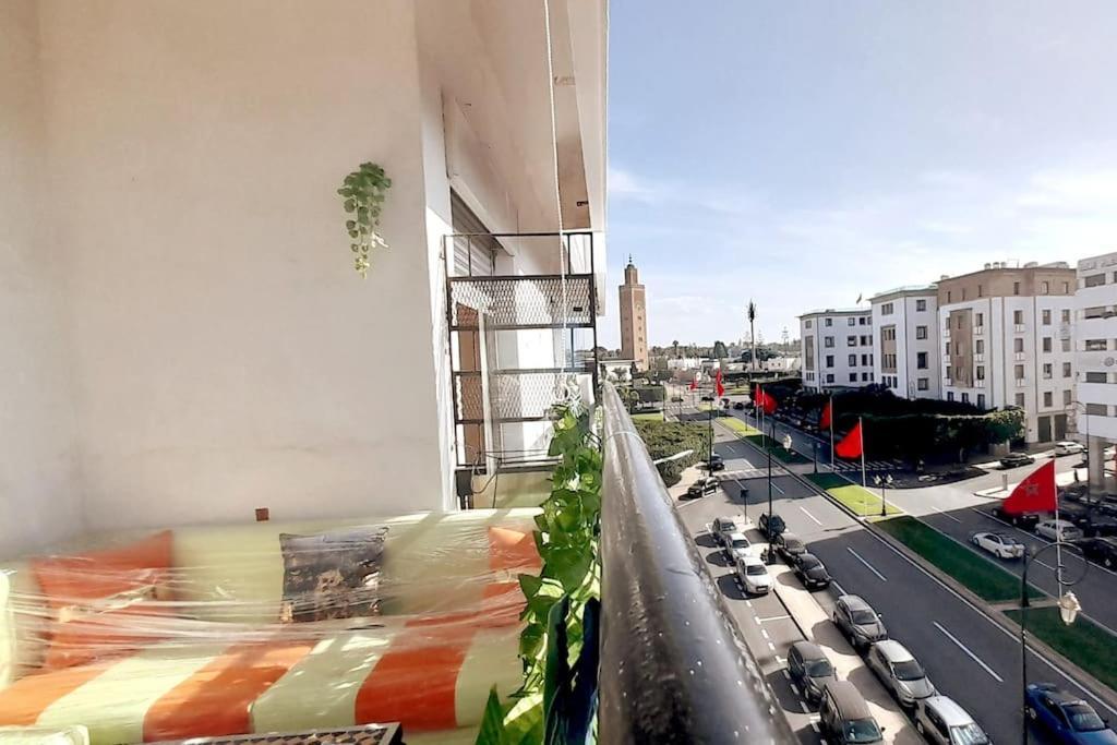 Panoramic View Of Downtown Rabat Lejlighed Eksteriør billede