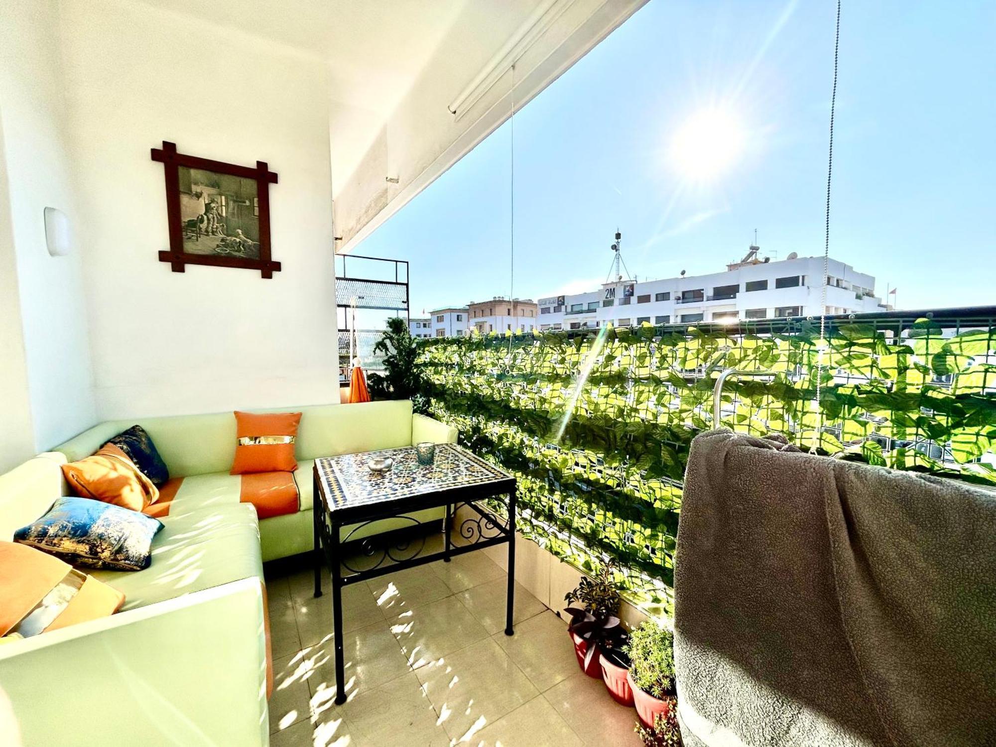 Panoramic View Of Downtown Rabat Lejlighed Eksteriør billede